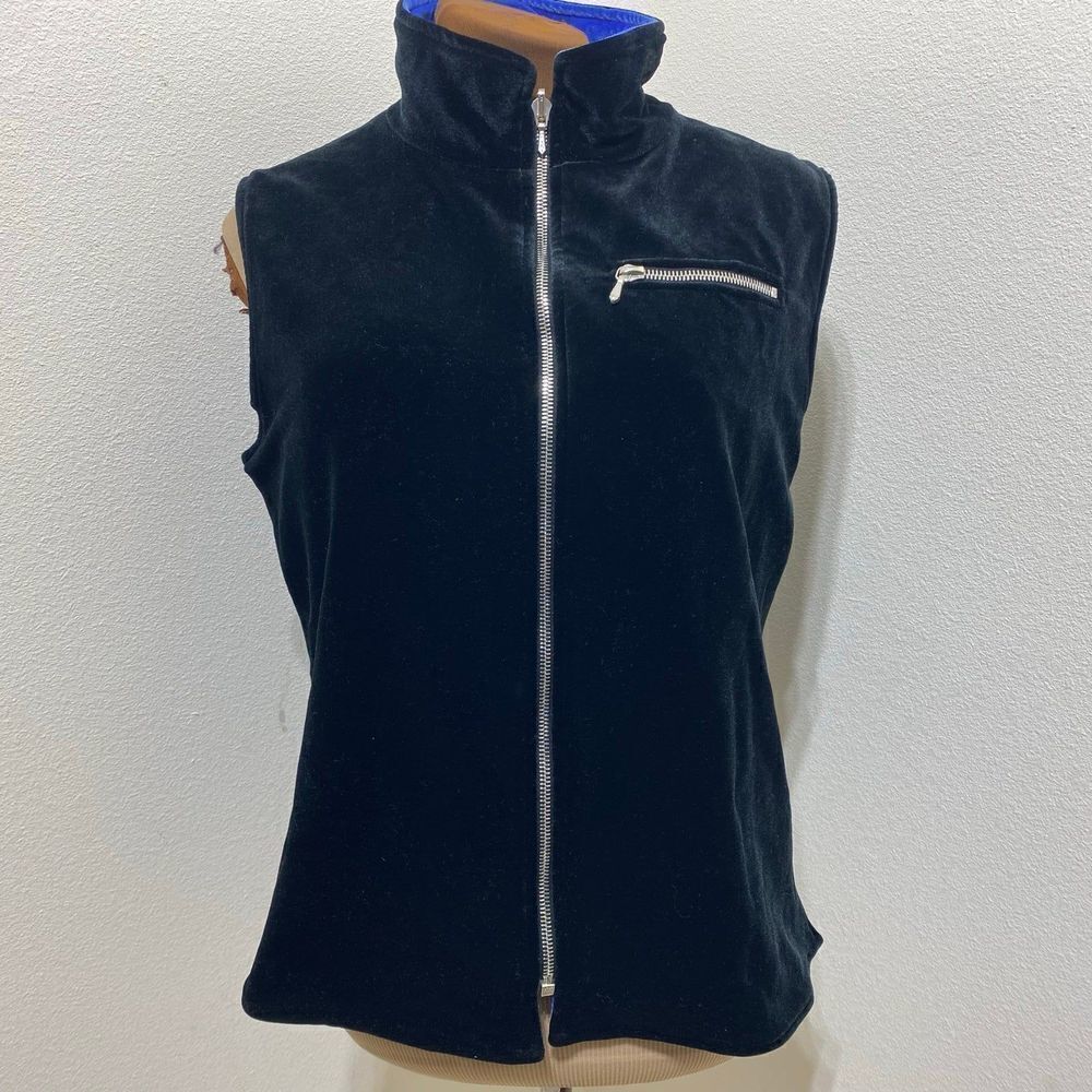 Sno Skin Reversable Velvet Vest Size Small